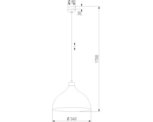 Подвесной светильник Cap 2070 Cap White TK Lighting