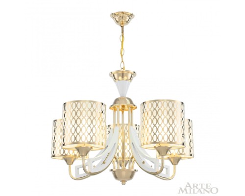 Подвесная люстра Florentia-3387 303387/5 Wh/Gd Arte Milano