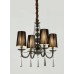 Подвесная люстра Fabione LDP 1200-4 BK Lumina Deco