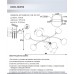 Потолочная люстра Dzhoeri SF3358/6C-GD-CR-WT Seven Fires
