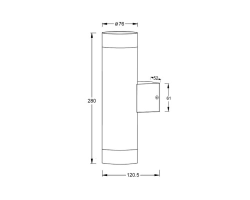 Архитектурная подсветка TUBE 5003-2 Gb Oasis Light