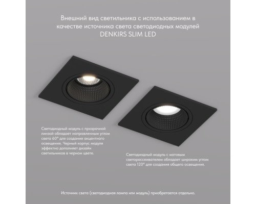 Точечный светильник Rodvig DK3071-BK Denkirs