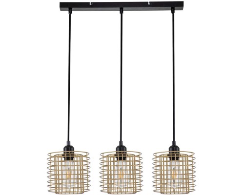 Подвесной светильник Grid 10190/3S Gold Escada