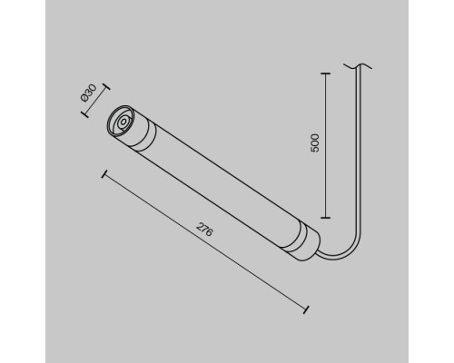 Соединитель Accessories for system Shelf CA011-L300-100W-B Maytoni