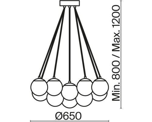 Подвесной светильник Fiesta FR5231PL-19CH Freya