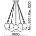 Подвесной светильник Fiesta FR5231PL-19CH Freya