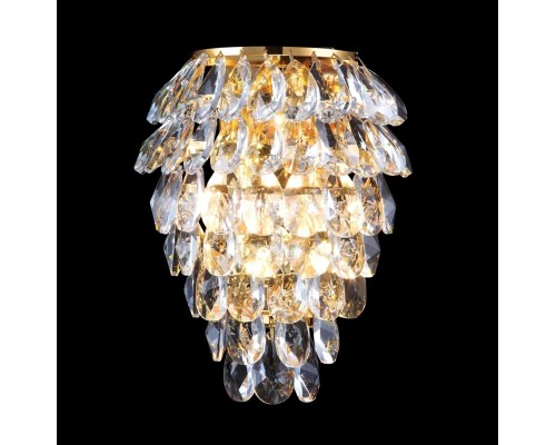 Настенный светильник Charme CHARME AP3 GOLD/TRANSPARENT Crystal Lux