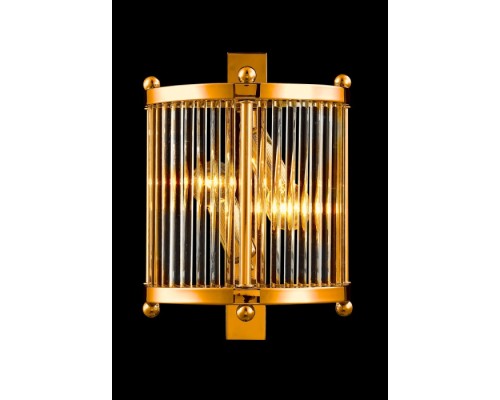 Бра Tadeo TADEO AP2 GOLD/TRANSPARENTE Crystal Lux