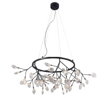 Подвесная люстра Evita EVITA SP45 D BLACK/TRANSPARENT Crystal Lux