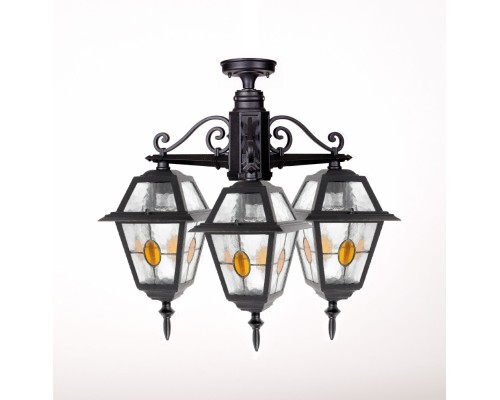 Потолочный светильник уличный FARO lead GLASS 91170A/3 lgY Bl Oasis Light