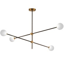 Потолочная люстра Bistro Globe 9389P/4 black/gold DeLight Collection