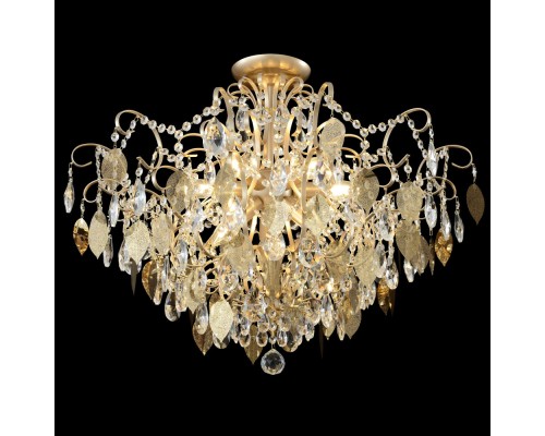Потолочная люстра Esmiralda ESMIRALDA PL9 GOLD Crystal Lux