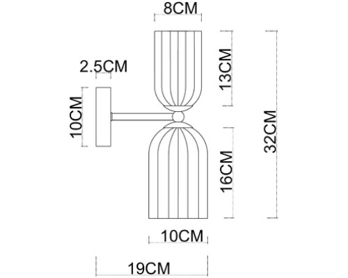 Бра Charm A1623AP-2GO Arte Lamp