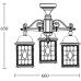 Потолочный светильник уличный LONDON L 64870LA/3 Bl Oasis Light