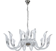 Подвесная люстра 3650 3654+12/C nickel Newport