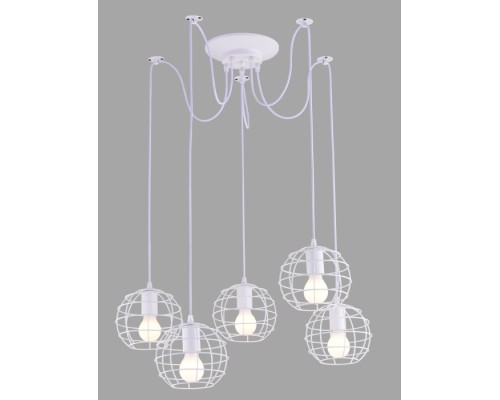 Подвесной светильник Spider A1110SP-5WH Arte Lamp