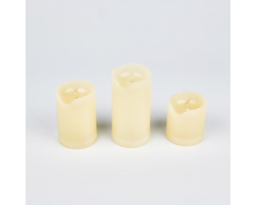 Декоративная свеча  ULD-F060 WARM WHITE CANDLE SET3 Uniel