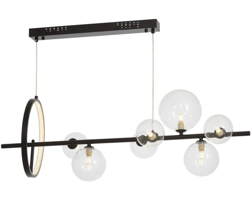 Подвесной светильник Merido LDP 7033-7 BK+CL Lumina Deco