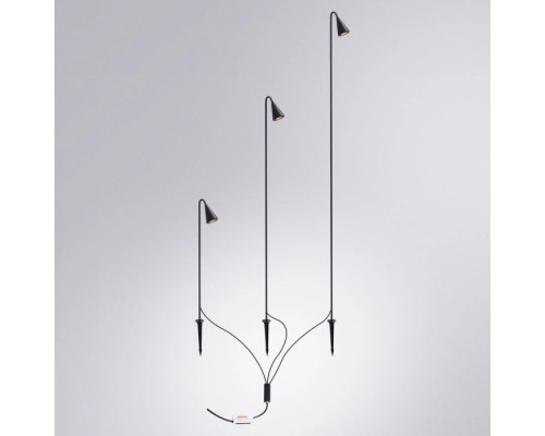 Грунтовый светильник Muliphein A1084PA-3BK Arte Lamp