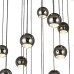 Потолочная люстра Danay LH8027/24P-BK-PBK Lumien Hall