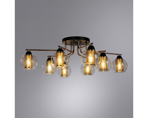 Потолочная люстра Manchester A7045PL-8BK Arte Lamp