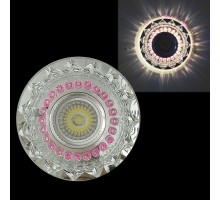 Точечный светильник  22039-9.0-001PL MR16+LED3W CL/PK Reluce