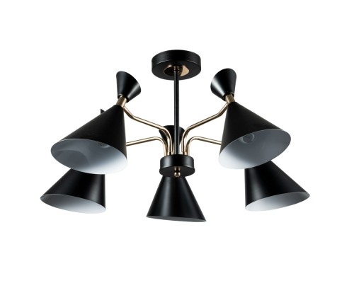 Потолочная люстра Wellington A2711PL-5BK Arte Lamp