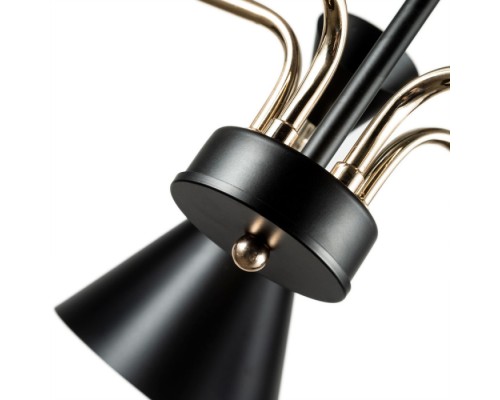Потолочная люстра Wellington A2711PL-5BK Arte Lamp