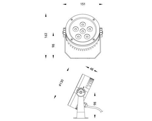 Прожектор уличный Power Spot 730279 Deko-Light