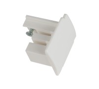 Заглушка торцевая  UFB-C41 WHITE 1 POLYBAG Uniel