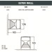 Настенный светильник уличный Ester DS1.560.000.AXD1L Fumagalli