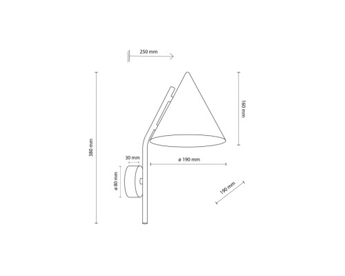 Бра Cono 11089 CONO BEIGE TK Lighting