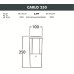 Наземный светильник Carlo DR1.573.000.WXU1L Fumagalli