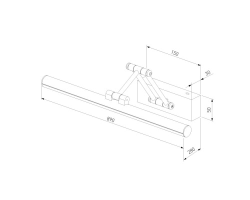 Подсветка для картин Monza 40156/LED Elektrostandard