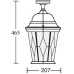 Потолочный светильник уличный ASTORIA 2M 91405MA Gb ромб Oasis Light
