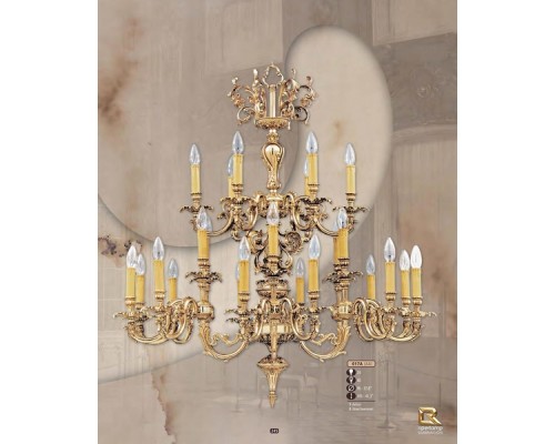 Подвесная люстра 017A 017A/24 AA SWAROVSKI Riperlamp