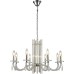Подвесная люстра AURELIO AURELIO SP8 GOLD+CHROME/TRANSPARENT Crystal Lux