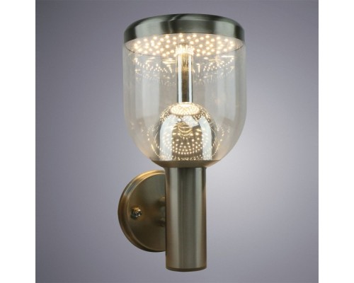 Настенный фонарь уличный Inchino A8163AL-1SS Arte Lamp