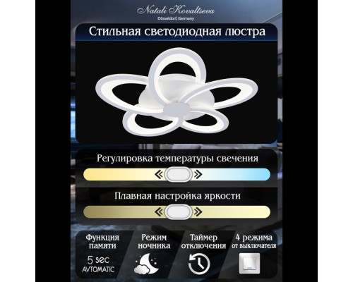 Потолочная люстра Holder LED LAMPS 81173 Natali Kovaltseva