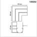 Соединитель L-образный Flum 135232 Novotech