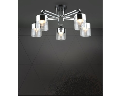 Потолочная люстра Vizer WD3618/5C-BK-CR-CL Wedo Light