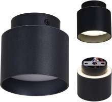Точечный светильник  53006-9.5-001IL GX53+LED3W BK Reluce