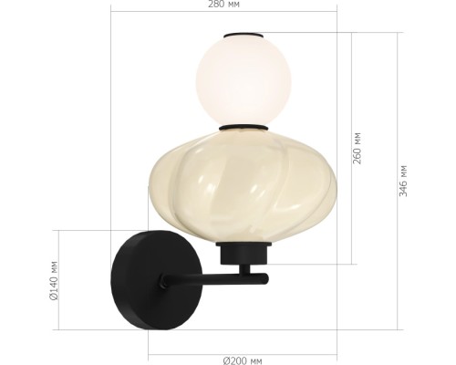 Бра Florentini SL6134.411.01 ST Luce