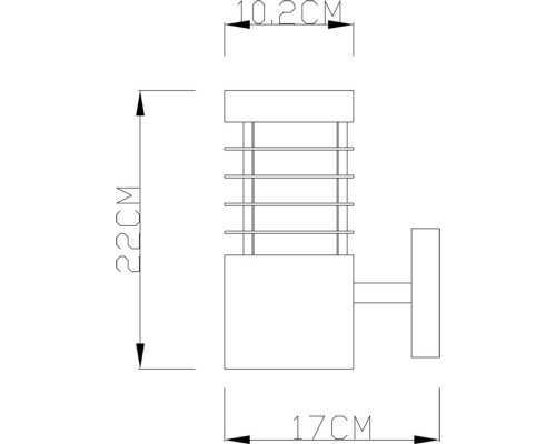 Настенный фонарь уличный Estada 730014 Deko-Light
