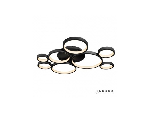 Потолочная люстра Ring Star 9004-8L-X BK iLedex