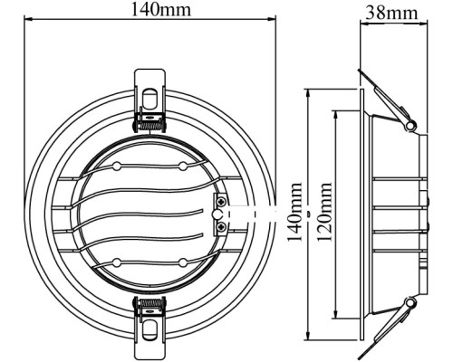 Точечный светильник Cdew-Teco 12130703 Fiberli