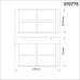 Настенный фонарь уличный Zebra 370775 Novotech