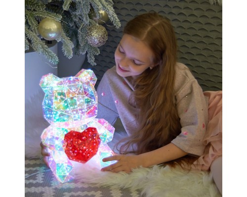 Светильник декоративный  ULD-R508 USB BEAR WITH HEART Uniel