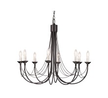 Подвесная люстра Carisbrooke CB8-BLACK Elstead