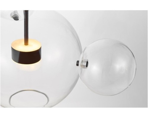 Подвесной светильник  LDP 6016-3+1 BK Lumina Deco